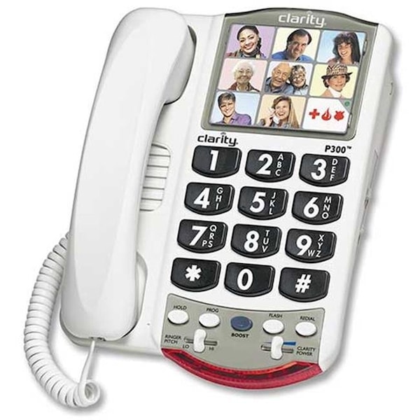 Clarity 76593 Photo Phone P300 Amplified Phone AMER-P300 - main
